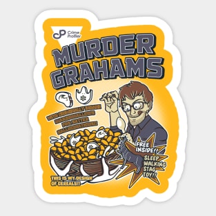 Murder Grahams Sticker